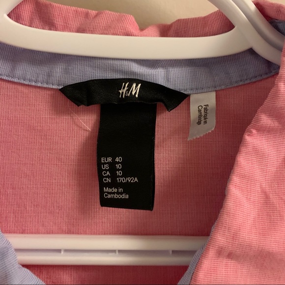 Pink boyfriend button down shirt - Picture 3 of 3